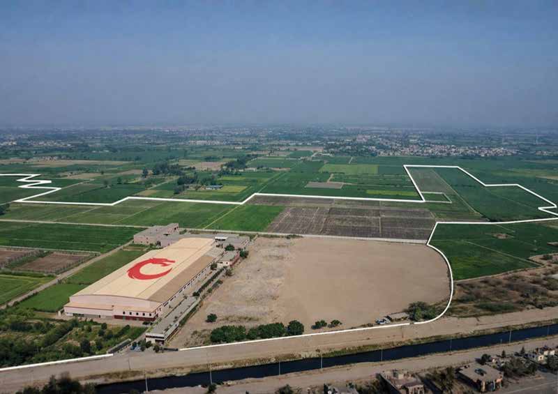 Aerial view of Dragon Logistics Park