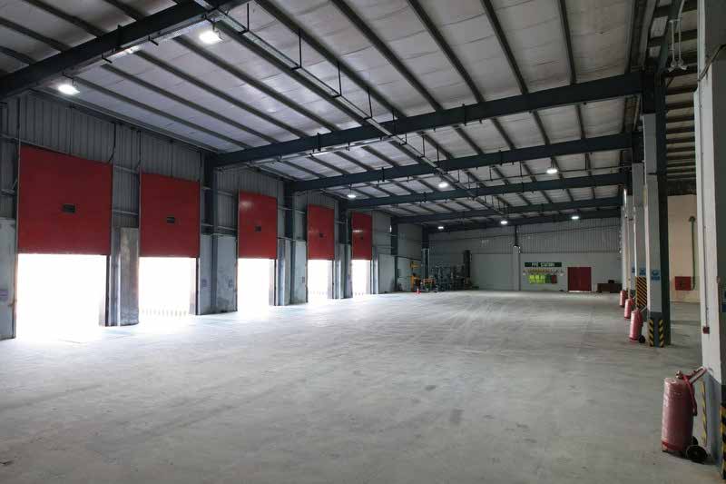 Warehouse loading area